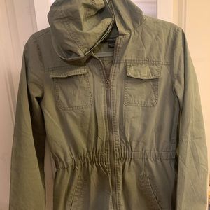 NWOT Paper Tee Green utility lightweight jacket Sz XL